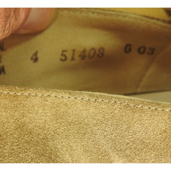 Paul Green Brown Suede Banner Slip on Flat Loafers Women's 7 Made in Austria - Picture 6 of 7